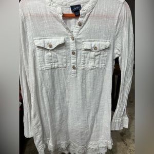 White beach shirt